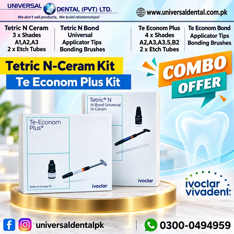 Deal Tetric N Ceram Nano Composite Kit + Te Econom Plus Kit