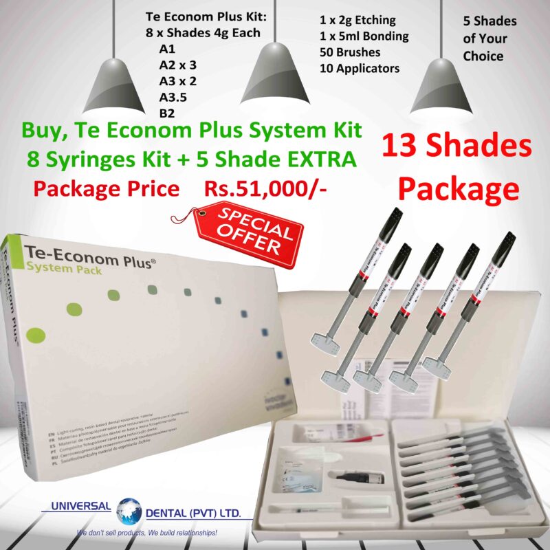 Dental Composite Te Econom Plus System Kit Deal Ivoclar - Universal Dental