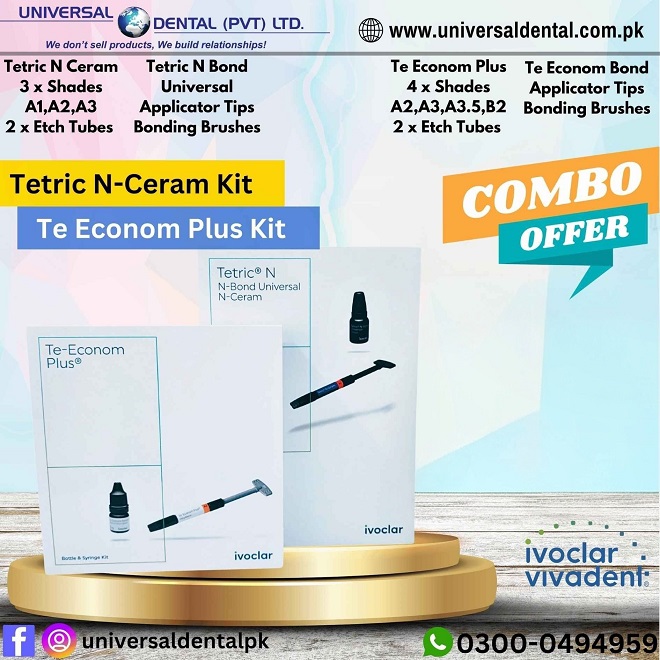 Deal Tetric N Ceram Nano Composite Kit + Te Econom Plus Kit